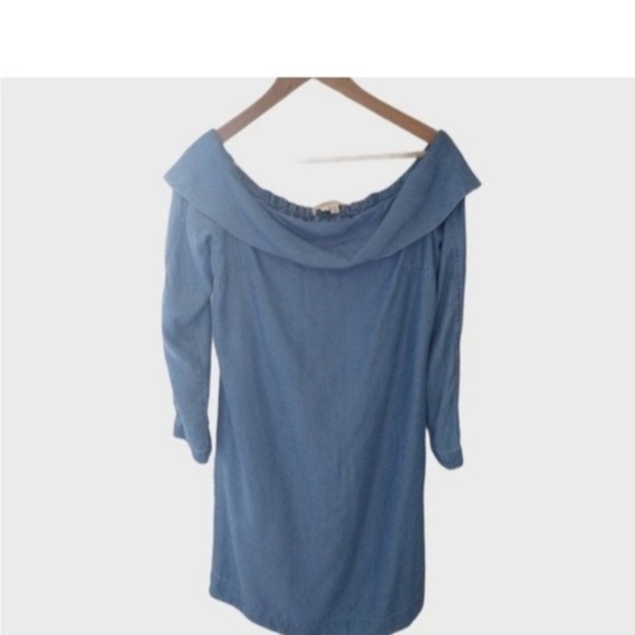 Pilcro & The Letterpress Anthropologie Chambray‎ Dress - Picture 2 of 7